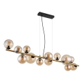 Globo - LED-kattokruunu johdossa 13xG9/3,5W/230V savuinen/ruskea
