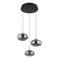 Globo - LED-kattokruunu johdossa 3xLED/6W/230V