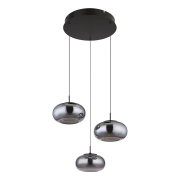 Globo - LED-kattokruunu johdossa 3xLED/6W/230V