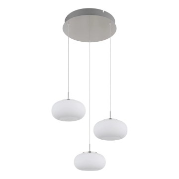 Globo - LED-kattokruunu johdossa 3xLED/6W/230V