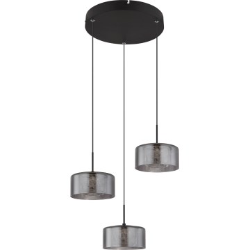 Globo - LED-kattokruunu johdossa 3xLED/8W/230V