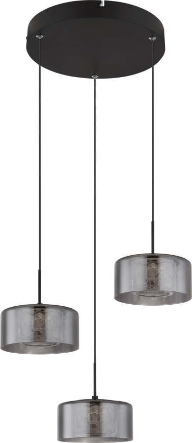 Globo - LED-kattokruunu johdossa 3xLED/8W/230V