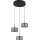 Globo - LED-kattokruunu johdossa 3xLED/8W/230V