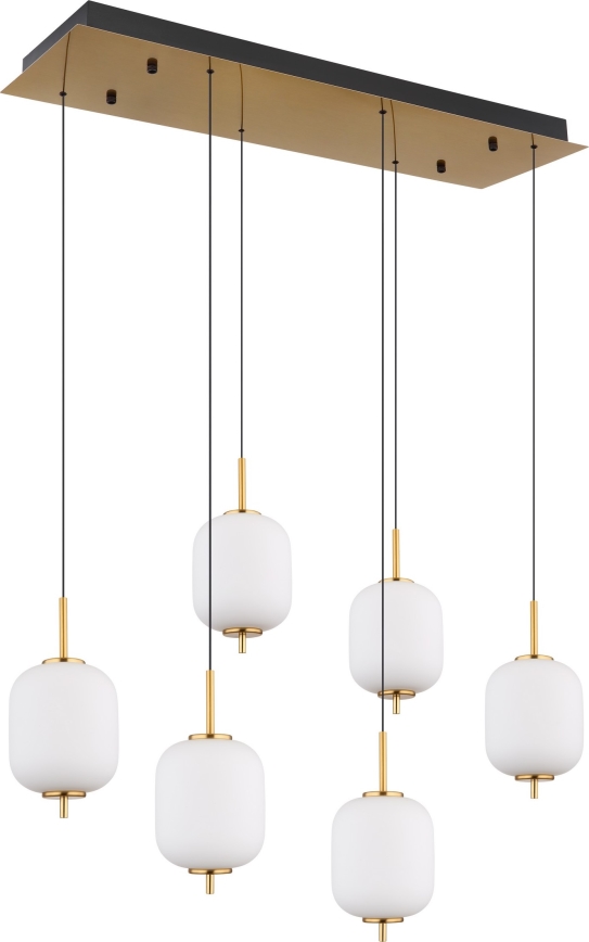 Globo - LED-kattokruunu johdossa 6xLED/6,7W/230V