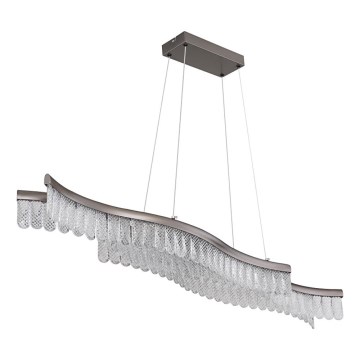 Globo - LED-kattokruunu johdossa LED/35W/230V 3200K mattakromi