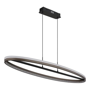 Globo - LED-kattokruunu johdossa LED/60W/230V 3000/4000/6000K ruskea