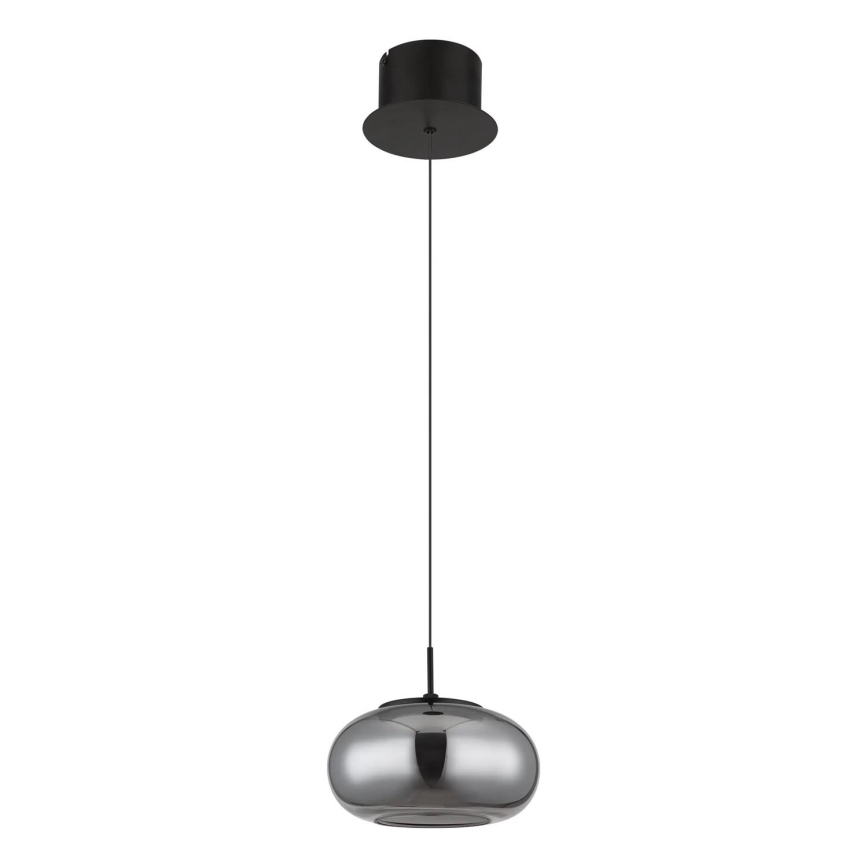 Globo - LED-kattokruunu johdossa LED/6W/230V musta