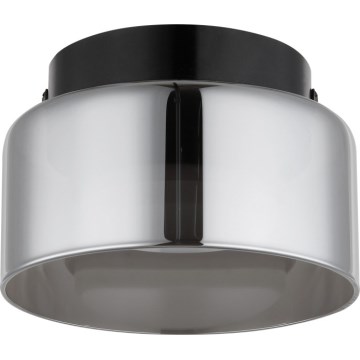 Globo - LED-kattovalaisin 1xGX53/6W/230V halkaisija 13 cm savuinen/musta
