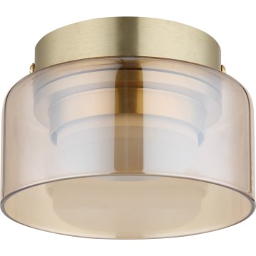 Globo - LED-kattovalaisin 1xGX53/6W/230V halkaisija 13 cm savuinen/ruskea
