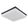 Globo - LED-kattovalaisin LED/12W/230V 4000K 22x22 cm musta