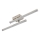 Globo - LED-kattovalaisin LED/12W/230V 4000K mattakromi