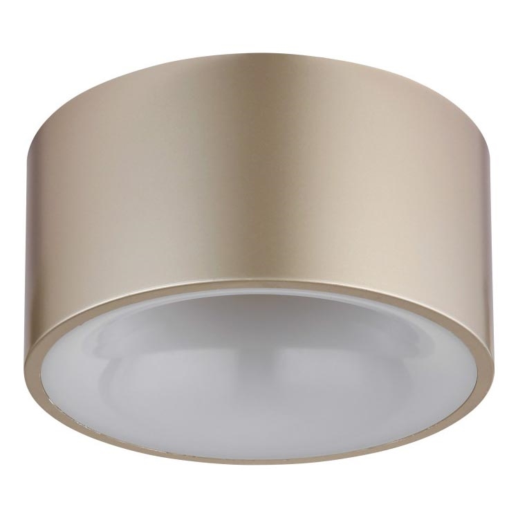 Globo - LED-kattovalaisin LED/12W/230V Ø 15 cm 3000K messinki