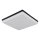 Globo - LED-kattovalaisin LED/18W/230V 4000K 30x30 cm musta