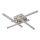 Globo - LED-kattovalaisin LED/24W/230V 4000K mattakromi
