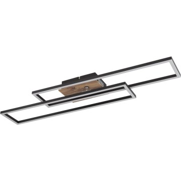 Globo - LED-kattovalaisin LED/30W/230V 3000K 60x80 cm musta