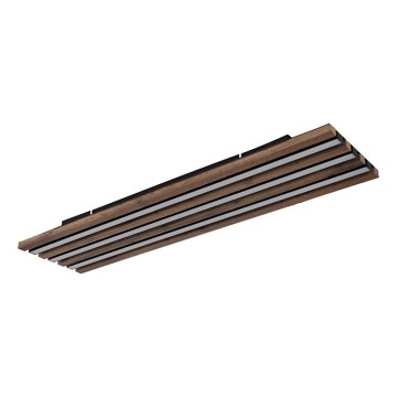 Globo - LED-kattovalaisin LED/30W/230V 3000K 80x20 cm puu