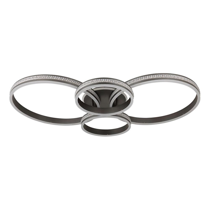 Globo - LED-kattovalaisin LED/39W/230V 2700/4500/6500K 106x60 cm antrasiitti