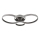 Globo - LED-kattovalaisin LED/39W/230V 2700/4500/6500K 106x60 cm antrasiitti
