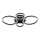 Globo - LED-kattovalaisin LED/40W/230V 2700/4500/6500K halkaisija 35,5x53 cm musta