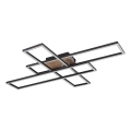 Globo - LED-kattovalaisin LED/40W/230V 3000K 60x80 cm musta