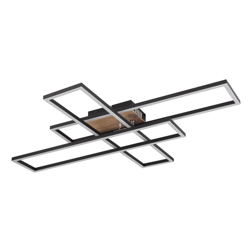 Globo - LED-kattovalaisin LED/40W/230V 3000K 60x80 cm musta