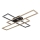 Globo - LED-kattovalaisin LED/40W/230V 3000K 60x80 cm musta/kulta