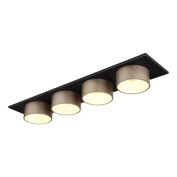Globo - LED-kattovalaisin LED/40W/230V 3000K 86x20 cm messinki