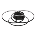 Globo - LED-kattovalaisin LED/40W/230V 4000K halkaisija 45,6 cm musta