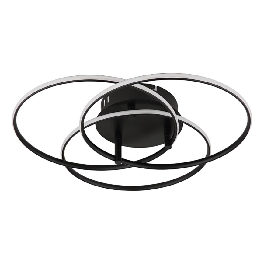 Globo - LED-kattovalaisin LED/40W/230V 4000K halkaisija 45,6 cm musta