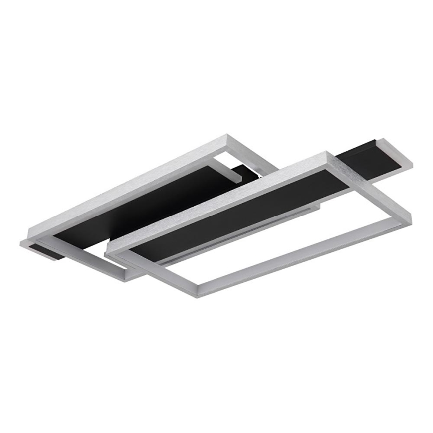 Globo - LED-kattovalaisin LED/40W/230V 62x27 cm mattakromi/musta