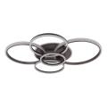 Globo - LED-kattovalaisin LED/70W/230V 3000K 88x110 cm antrasiitti