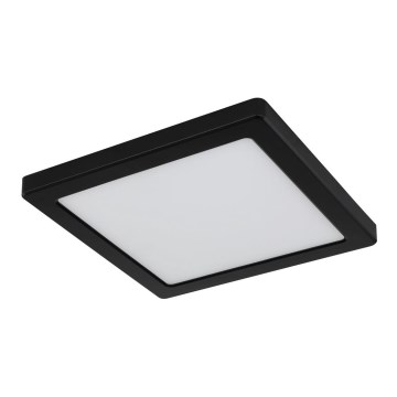 Globo - LED Kattovalo LED/18W/230V 3000/4000/6500K musta
