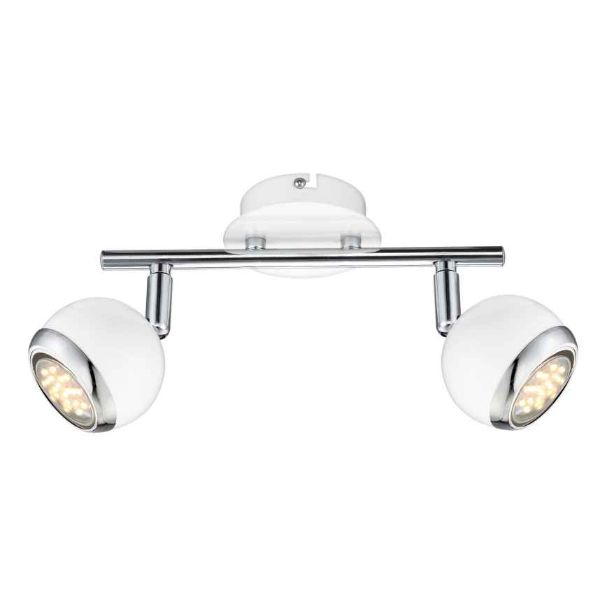 GLOBO - LED-kohdevalaisin 2xGU10/2,5W/230V