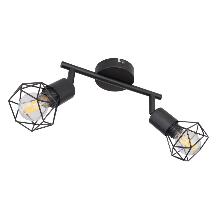 Globo - LED-kohdevalaisin 2xE14/6W/230V musta