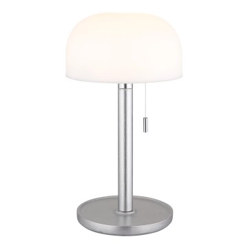 Globo - LED Ladattava pöytävalaisin LED/1,5W/3,7V 3000/4200/6000K 1800mAh hopea