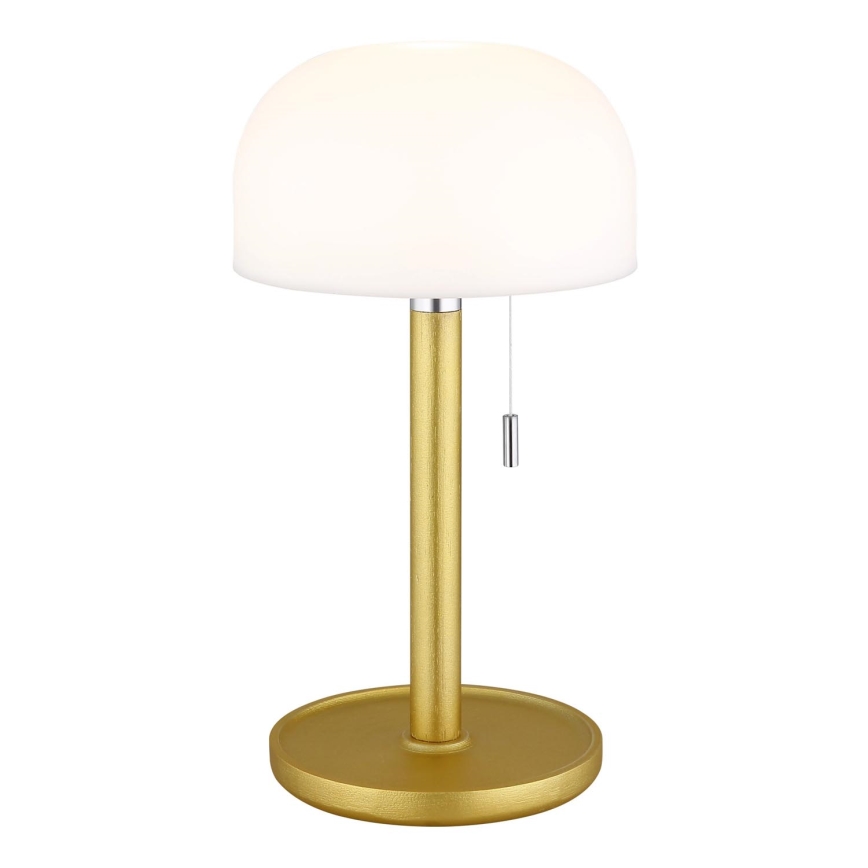 Globo - LED Ladattava pöytävalaisin LED/1,5W/3,7V 3000/4200/6000K 1800mAh messinki