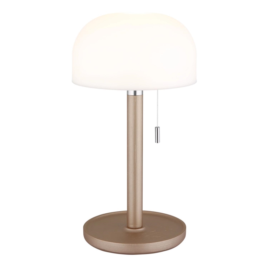 Globo - LED Ladattava pöytävalaisin LED/1,5W/3,7V 3000/4200/6000K 1800mAh ruskea
