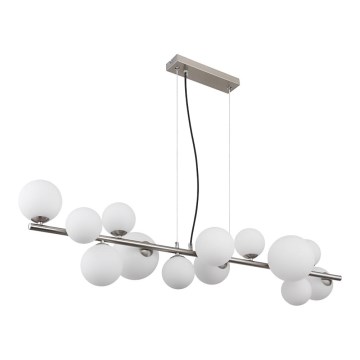 Globo - LED-lattiavalaisin 13xG9/3,5W/230V valkoinen