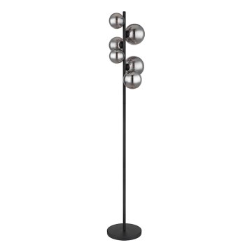 Globo - LED-lattiavalaisin 6xG9/3,5W/230V savuinen/musta