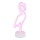 Globo - LED Neon pöytä koriste LED/2W/3xAA flamingo
