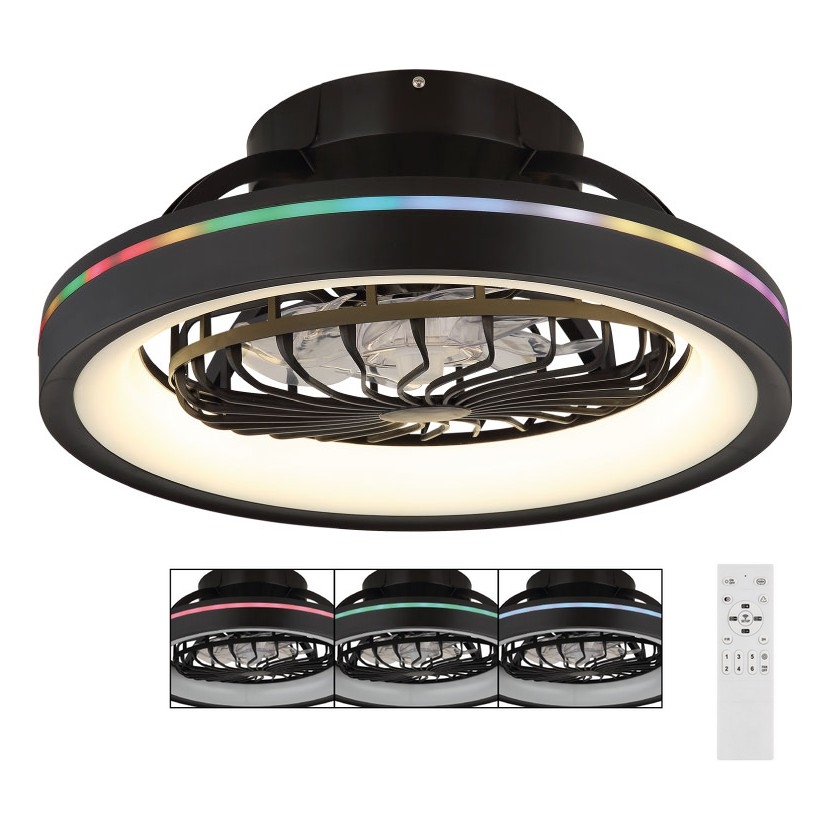 Globo - LED RGB Himmennettävä katto tuuletin LED/40W/230V 2700-6500K + kauko-ohjaus
