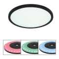 Globo - LED RGB Himmennettävä kylpyhuoneen kattovalaisin LED/18W/230V 3000-6000K + kauko-ohjaus IP44 musta