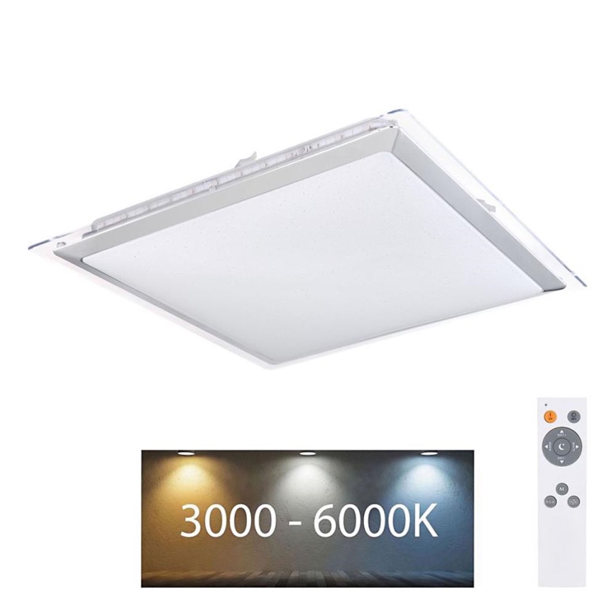 Globo - LED RGB Himmennysvalo LED/48W/230V+LED/4,5W/230V 3000-6000K + kauko-ohjaus