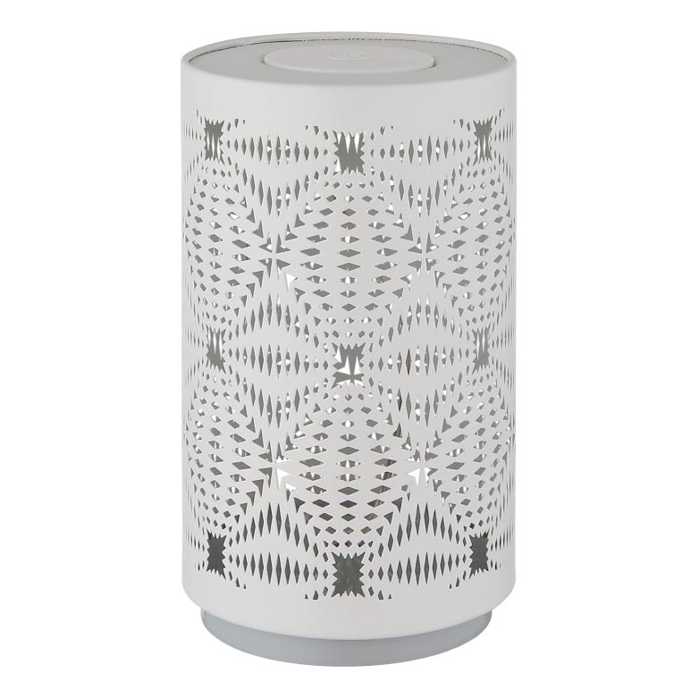 Globo - LED RGB Kosketus ladattava pöytävalaisin LED/1W/5V 500 mAh valkoinen