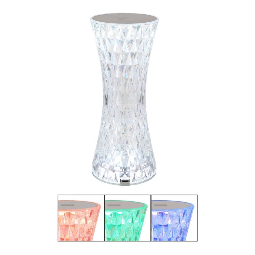 Globo - LED RGB Kosketuspöytälamppu LED/1W/5V 800 mAh