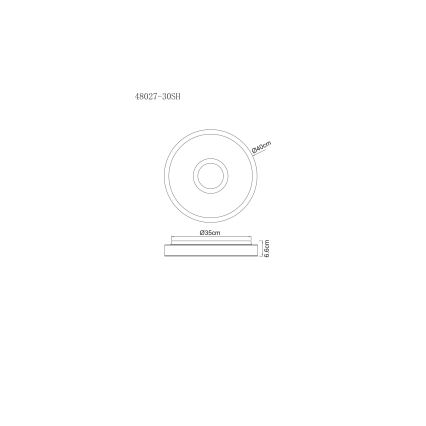 Globo - LED RGB Kylpyhuoneen himmennysvalo LED/30W/230V IP44 Wi-Fi Tuya + kauko-ohjaus