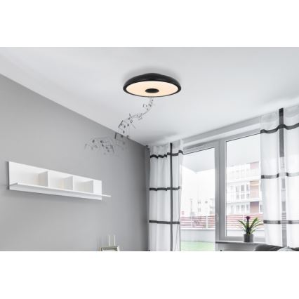 Globo - LED RGBW Himmennettävä kylpyhuonevalo kaiuttimella LED/18W/230V 3000-6500K IP44 + kauko-ohjaus