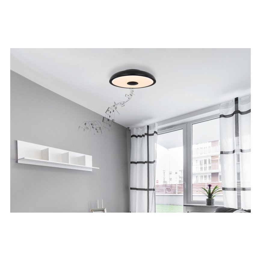 Globo - LED RGBW Himmennettävä kylpyhuonevalo kaiuttimella LED/18W/230V 3000-6500K IP44 + kauko-ohjaus