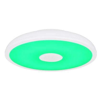 Globo - LED RGBW Himmennettävä kylpyhuonevalo kaiuttimella LED/18W/230V 3000-6500K IP44 + kauko-ohjaus