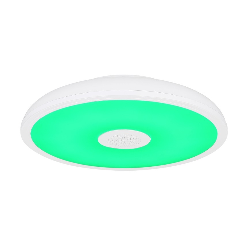 Globo - LED RGBW Himmennettävä kylpyhuonevalo kaiuttimella LED/18W/230V 3000-6500K IP44 + kauko-ohjaus